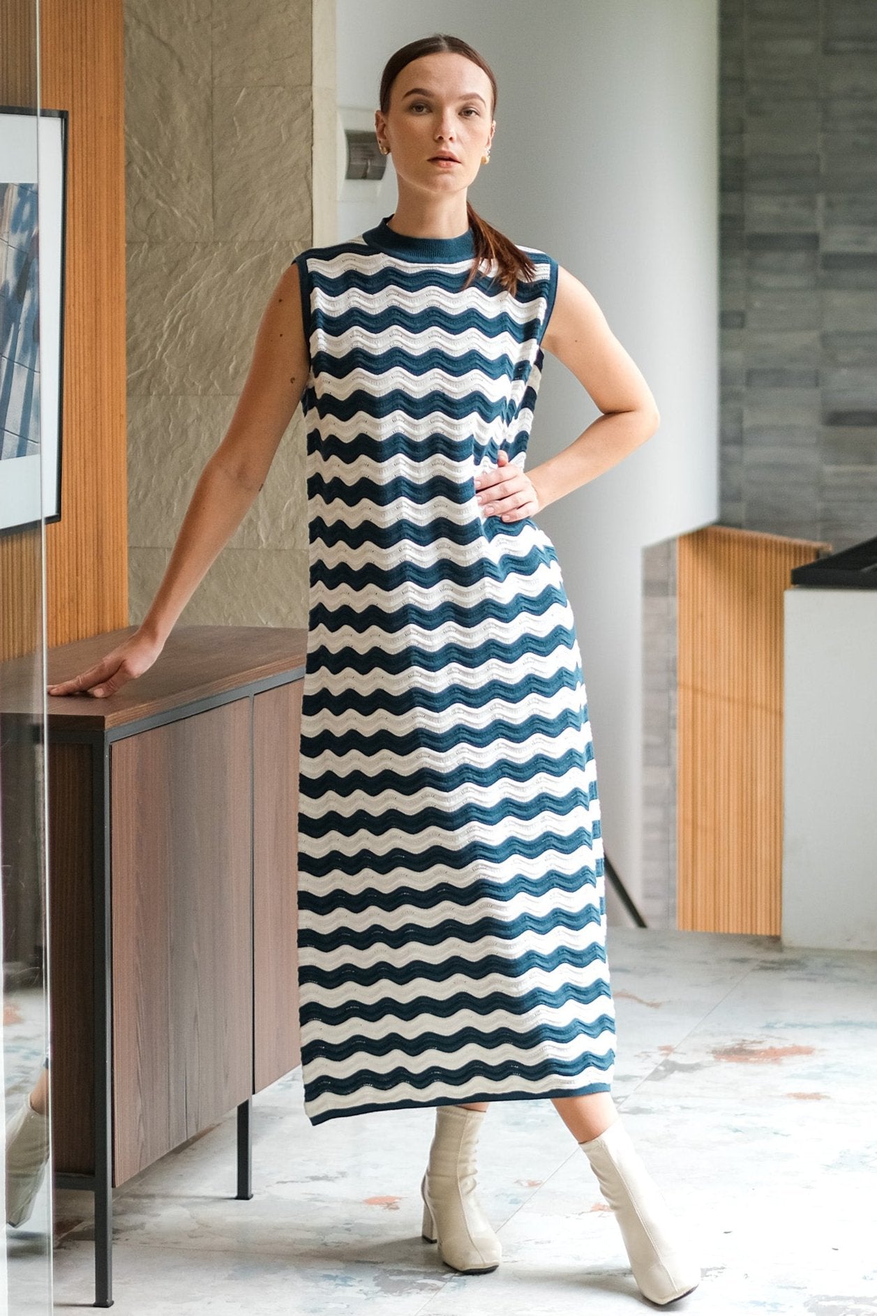Asiro Rea Dress Knitted Dress  Wanita