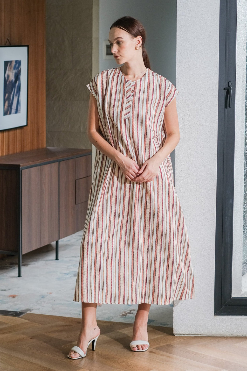 Asiro Rekha Dress Linen Dress Wanita