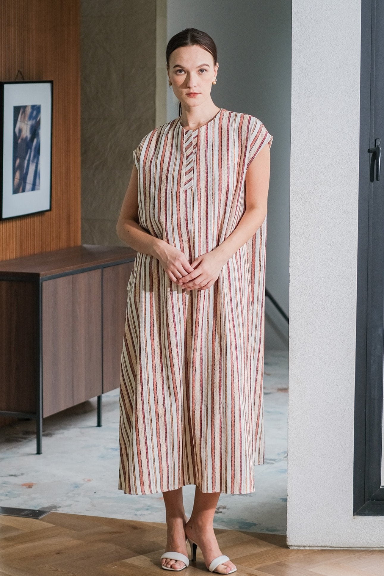 Asiro Rekha Dress Linen Dress Wanita