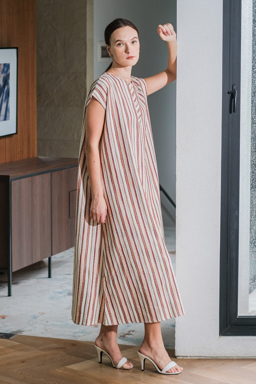 Asiro Rekha Dress Linen Dress Wanita