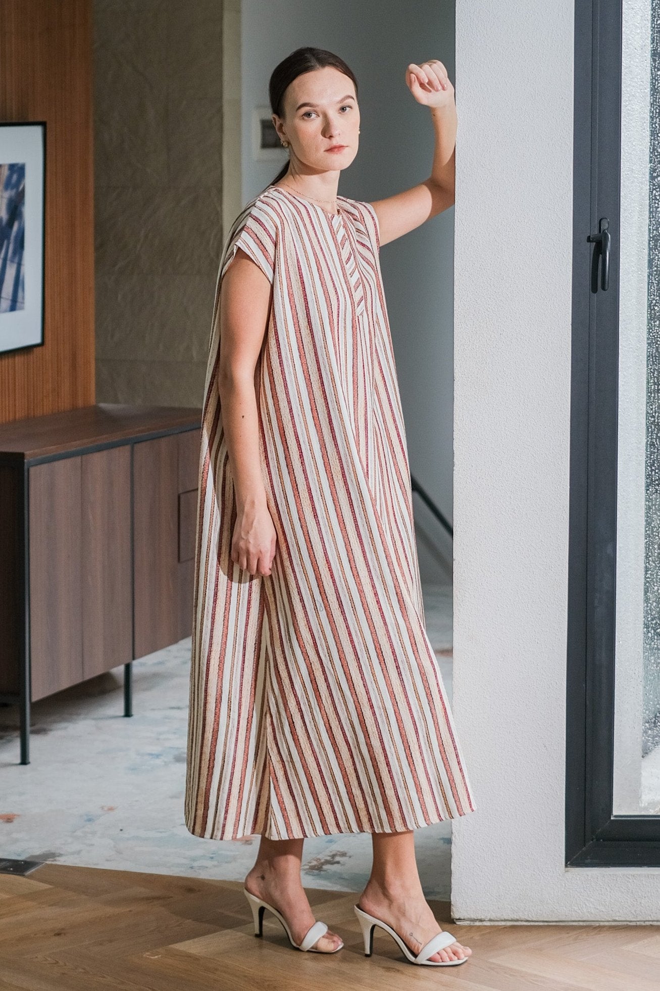 Asiro Rekha Dress Linen Dress Wanita