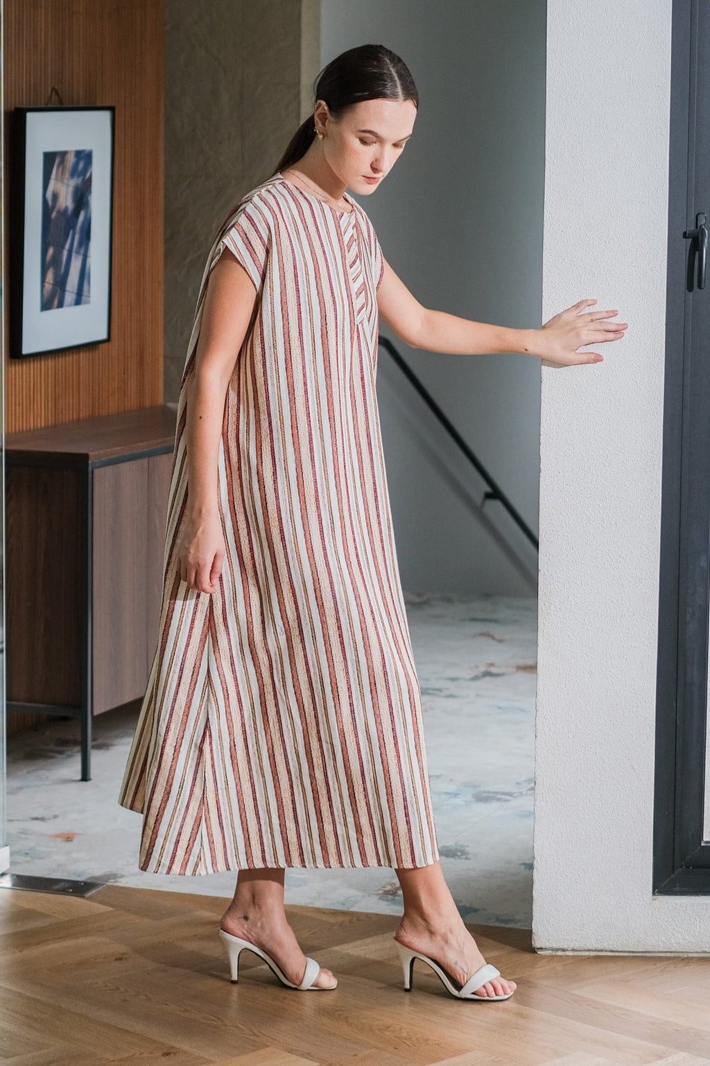 Asiro Rekha Dress Linen Dress Wanita