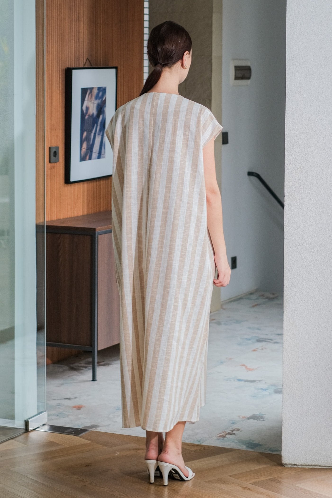 Asiro Rekha Dress Linen Dress Wanita