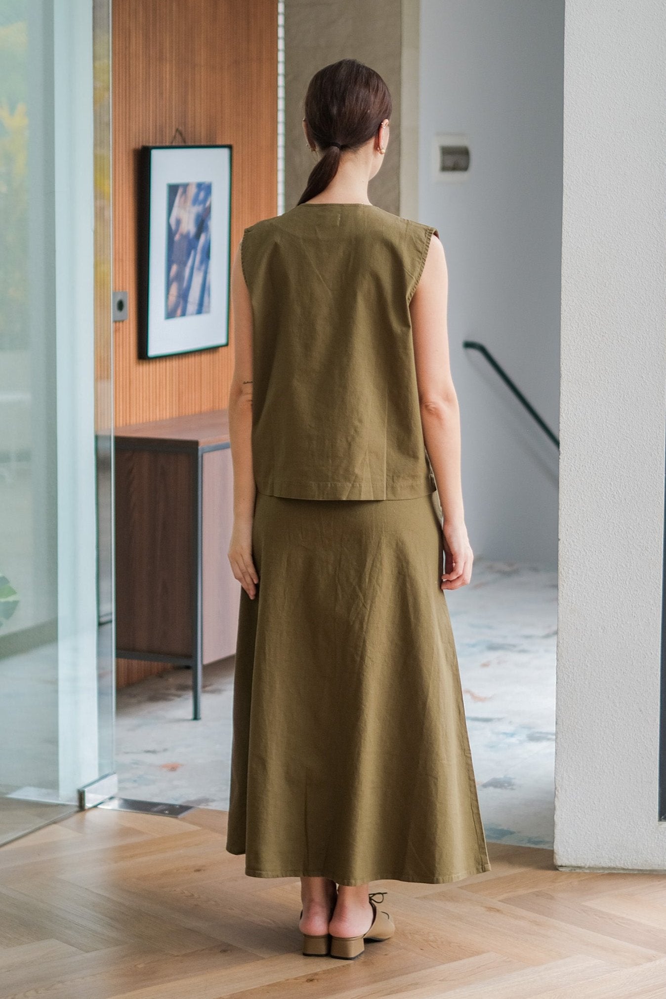 Asiro Razel Set Linen Atasan Bawahan Wanita