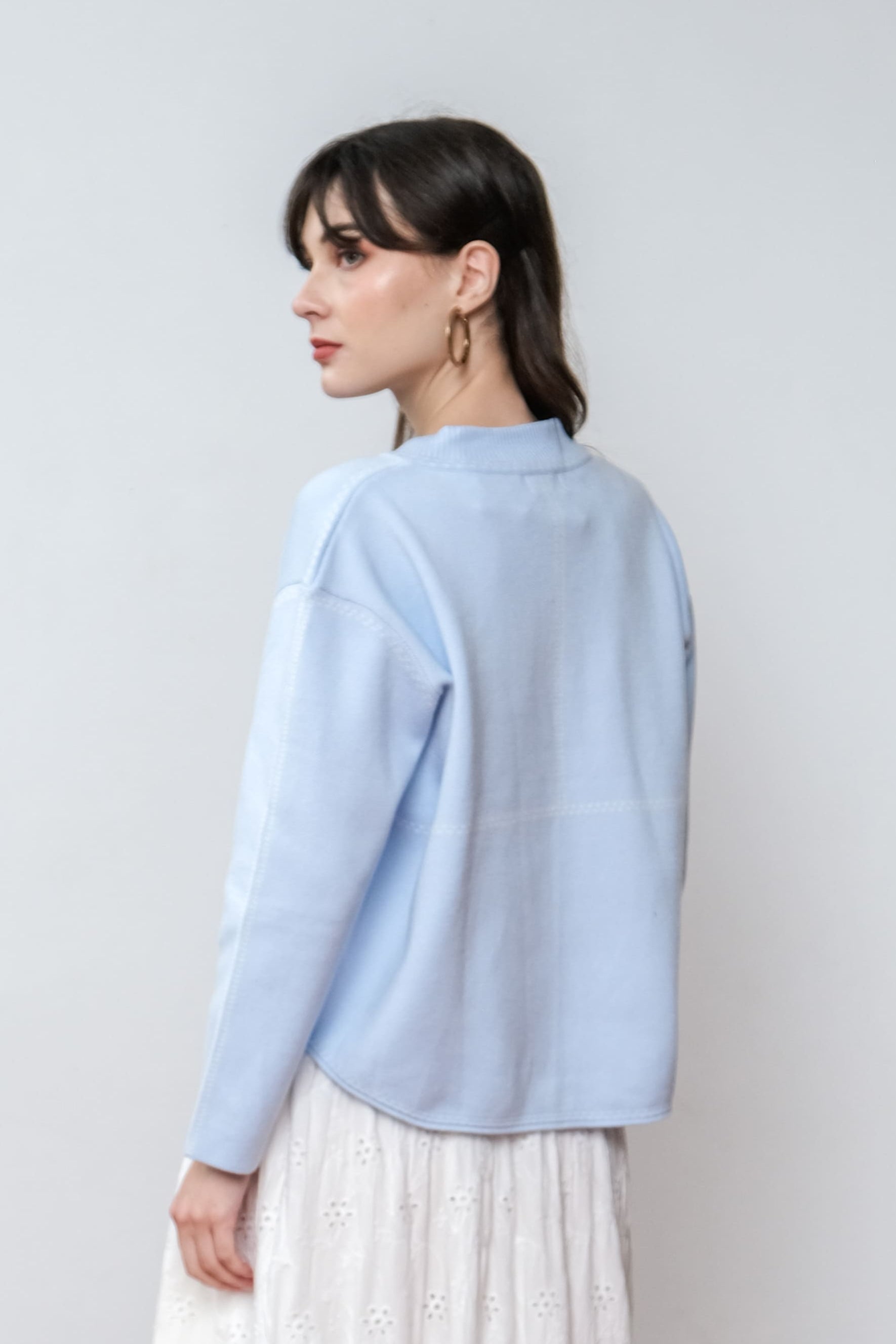 Asiro Arcila Top Knitwear Outerwear Atasan Wanita Kasual