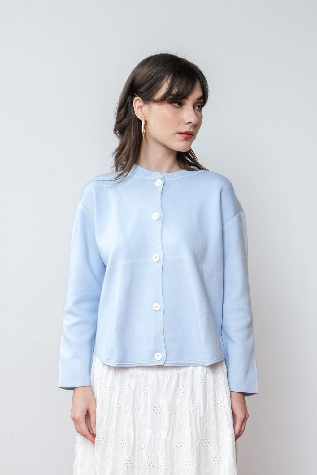 Asiro Arcila Top Knitwear Outerwear Atasan Wanita Kasual