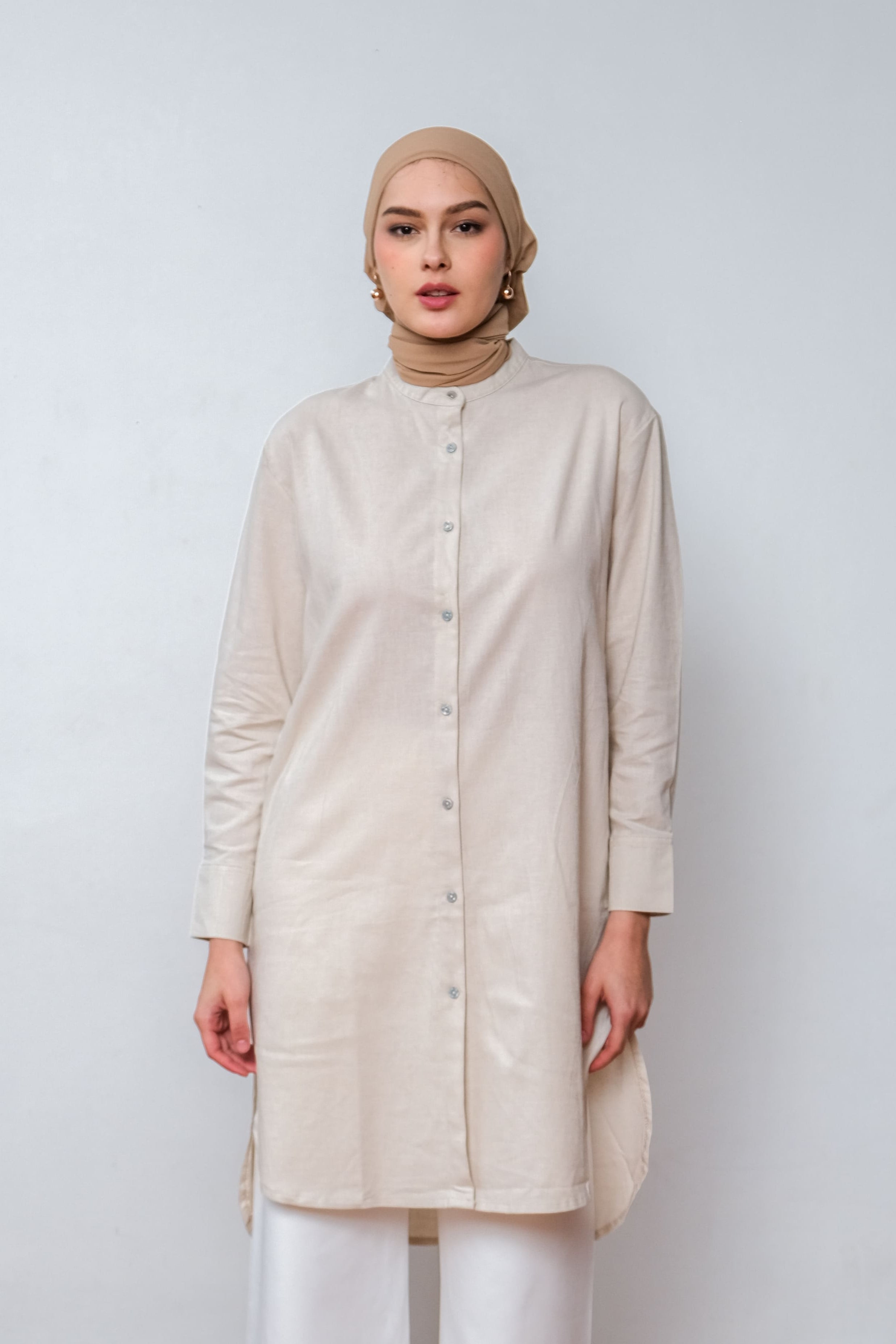 Asiro Dayana Cotton Tunik Panjang Lembut Katun Wanita