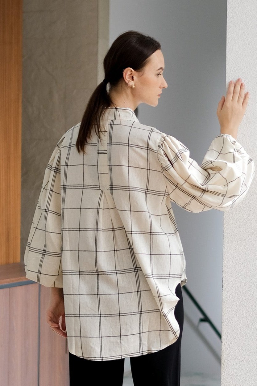 Asiro Anne Linen Top Atasan Wanita