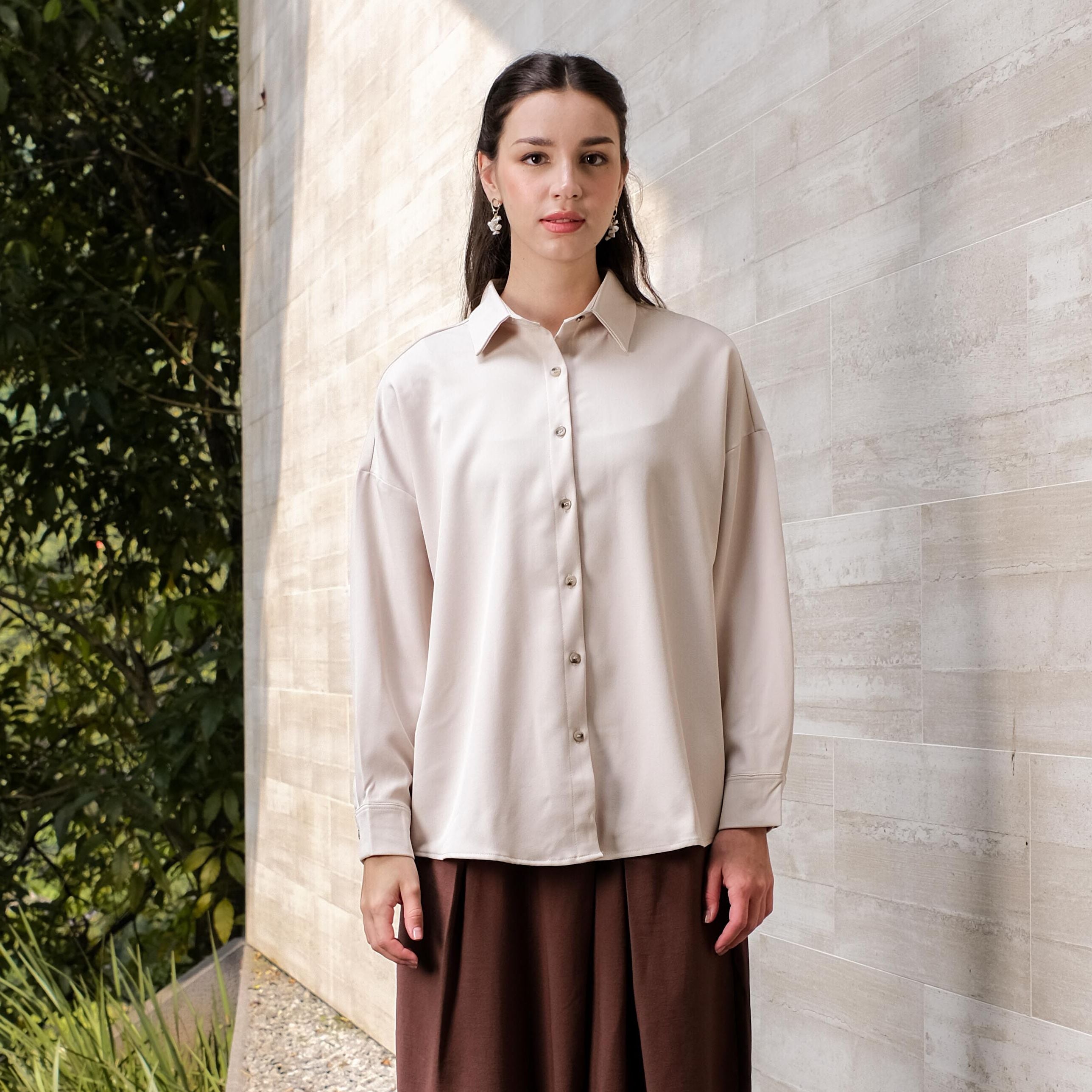 Asiro Wilma Top Woolstrech Denim