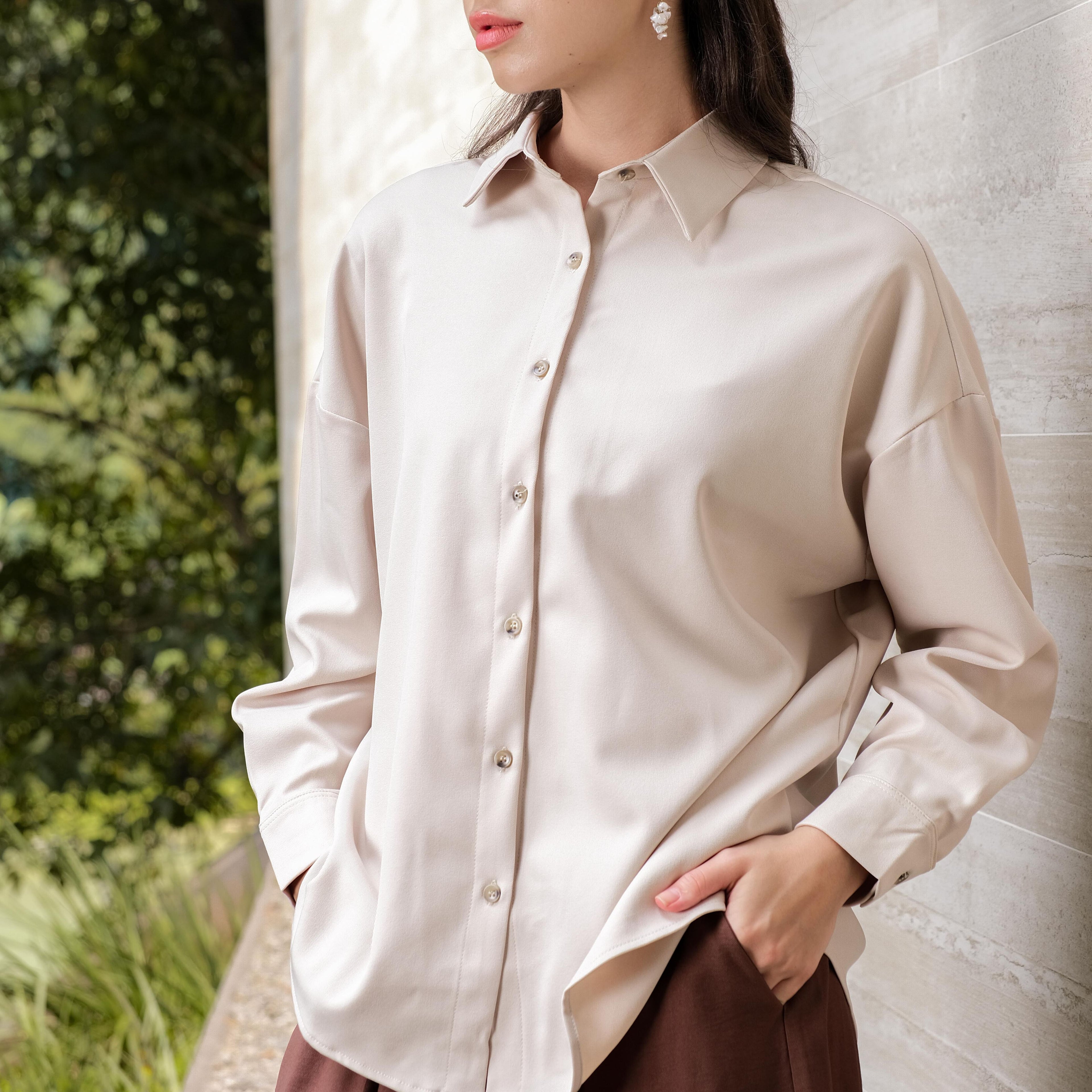 Asiro Wilma Top Woolstrech Denim