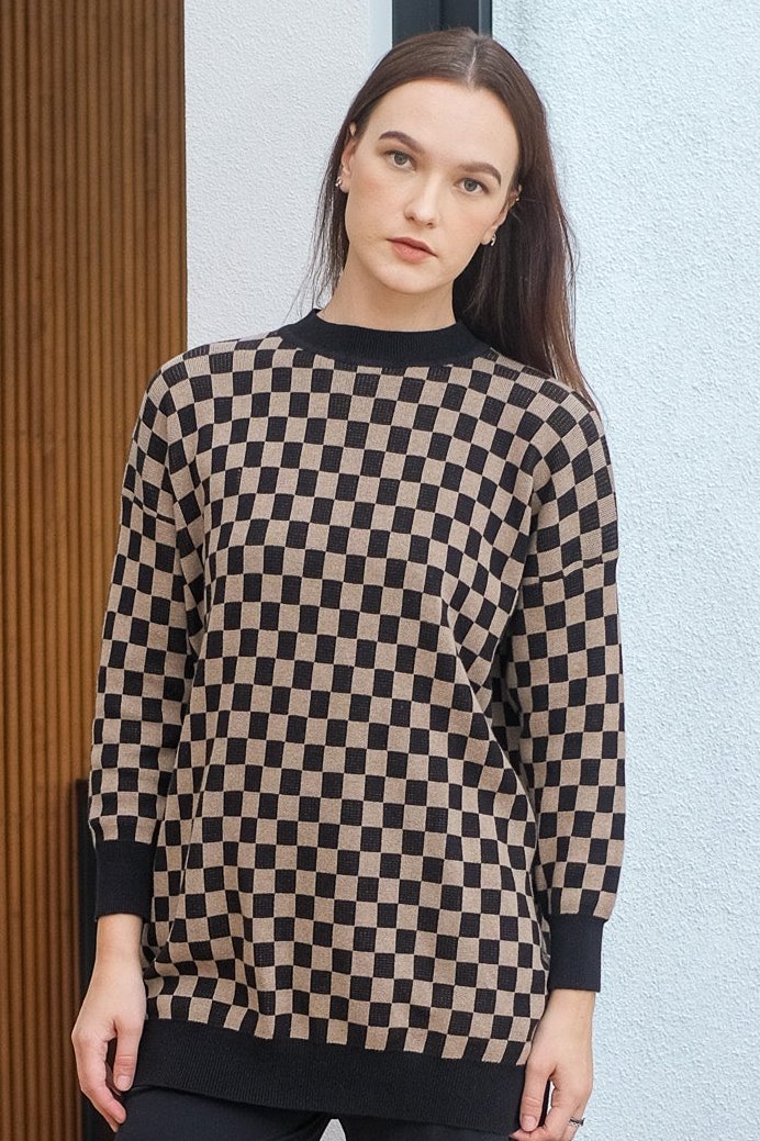 Asiro Louise Blouse Knitted Atasan Wanita