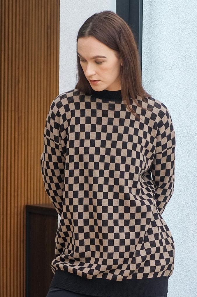 Asiro Louise Blouse Knitted Atasan Wanita