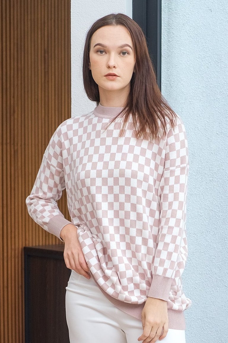 Asiro Louise Blouse Knitted Atasan Wanita