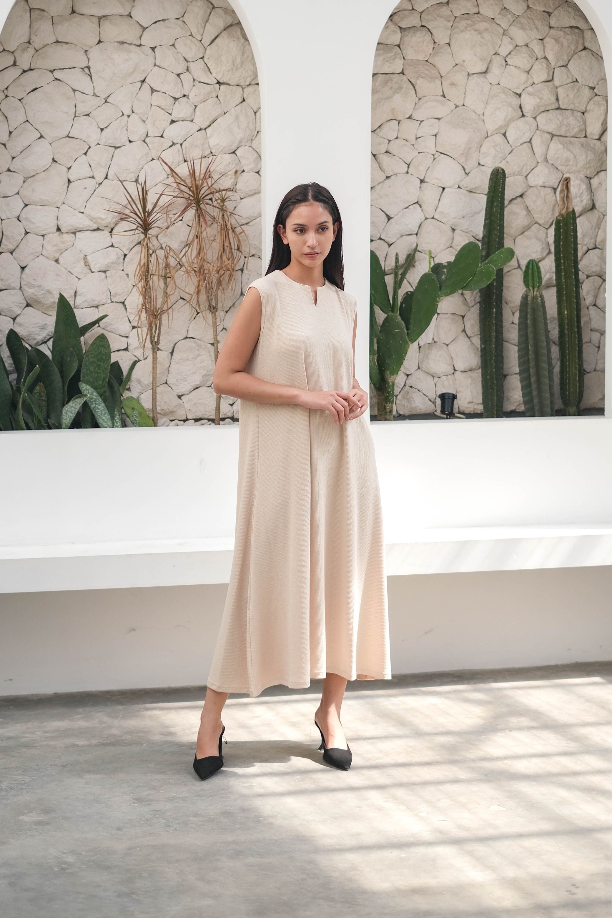 Moa Dress Cream