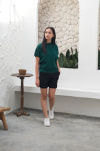 Load image into Gallery viewer, Roxy Knitted Blouse Emerald Green
