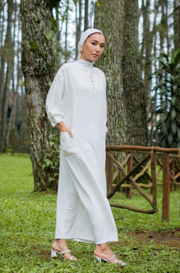 Asiro Kayesa Polly Cotton Dress Gamis Panjang Wanita Gamis Session Ramadhan Baju Lebaran 2026 Kaftan Bukber Terbaru Abaya Polos