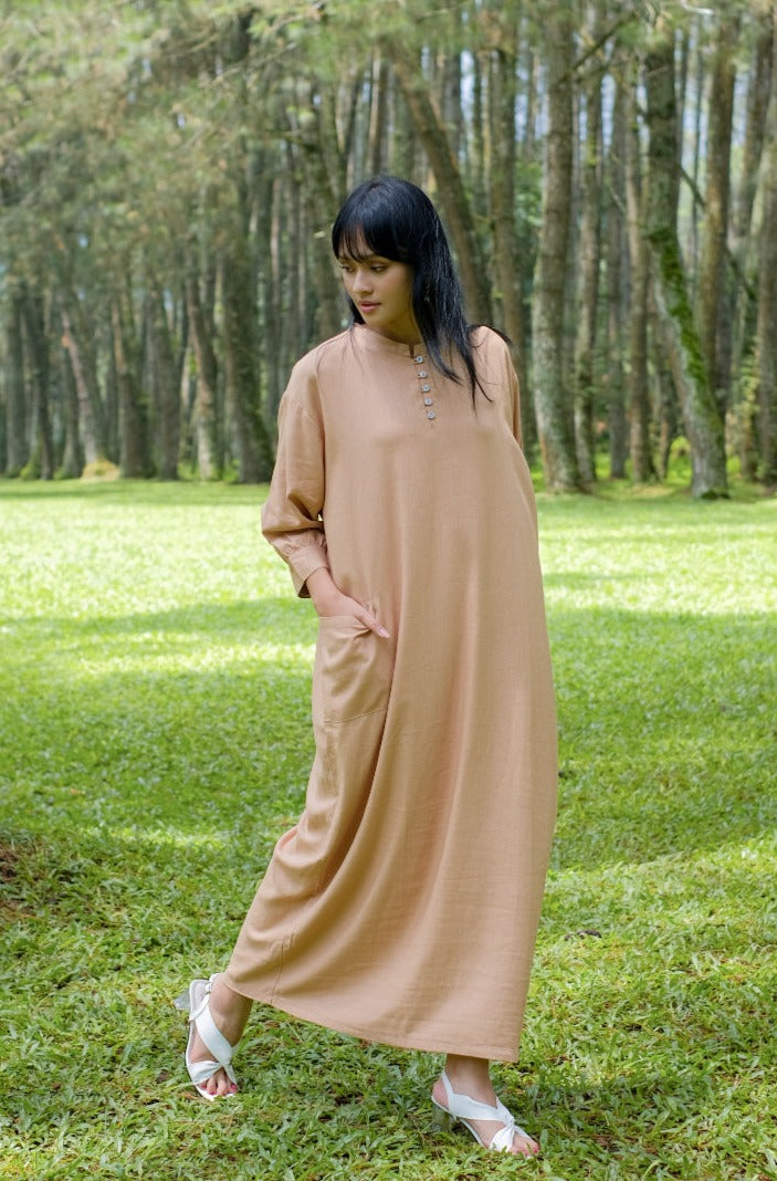 Asiro Kayesa Polly Cotton Dress Gamis Panjang Wanita Gamis Session Ramadhan Baju Lebaran 2026 Kaftan Bukber Terbaru Abaya Polos