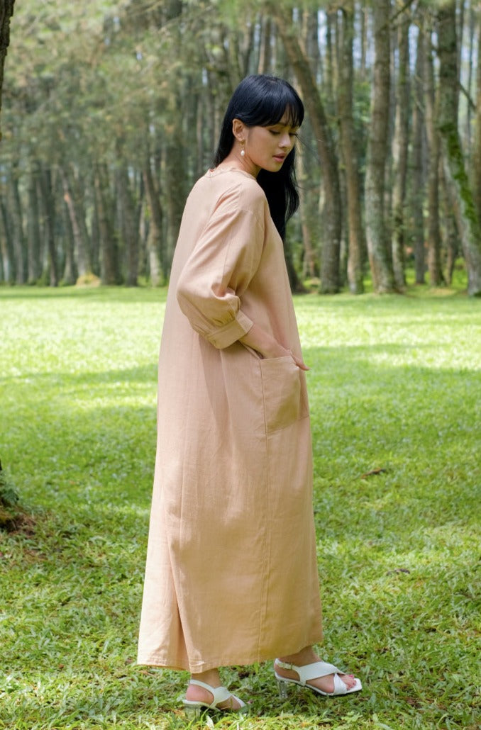Asiro Kayesa Polly Cotton Dress Gamis Panjang Wanita Gamis Session Ramadhan Baju Lebaran 2026 Kaftan Bukber Terbaru Abaya Polos