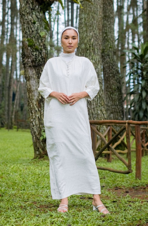 Asiro Kayesa Polly Cotton Dress Gamis Panjang Wanita Gamis Session Ramadhan Baju Lebaran 2026 Kaftan Bukber Terbaru Abaya Polos