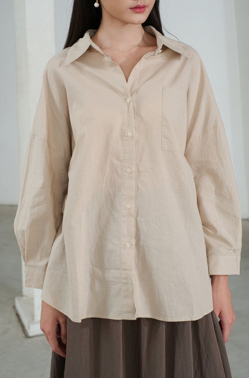 Lucy Top Semi Woll Blouse