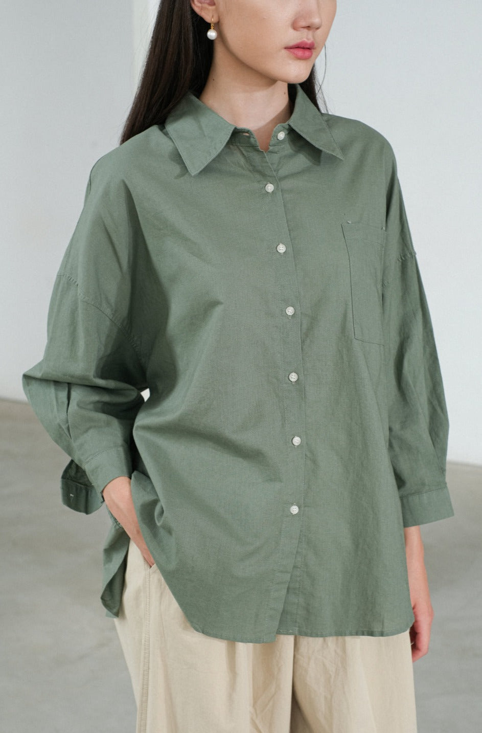 Lucy Top Semi Woll Blouse