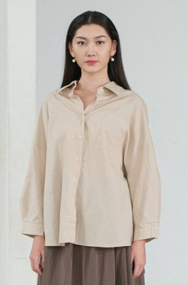 Lucy Top Semi Woll Blouse