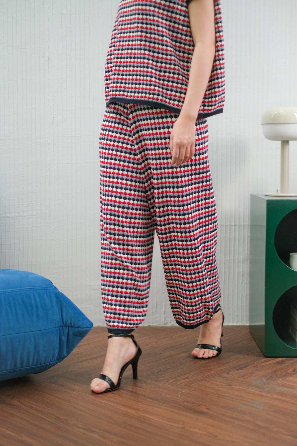 Kirei Knitted Blouse Winter Pants