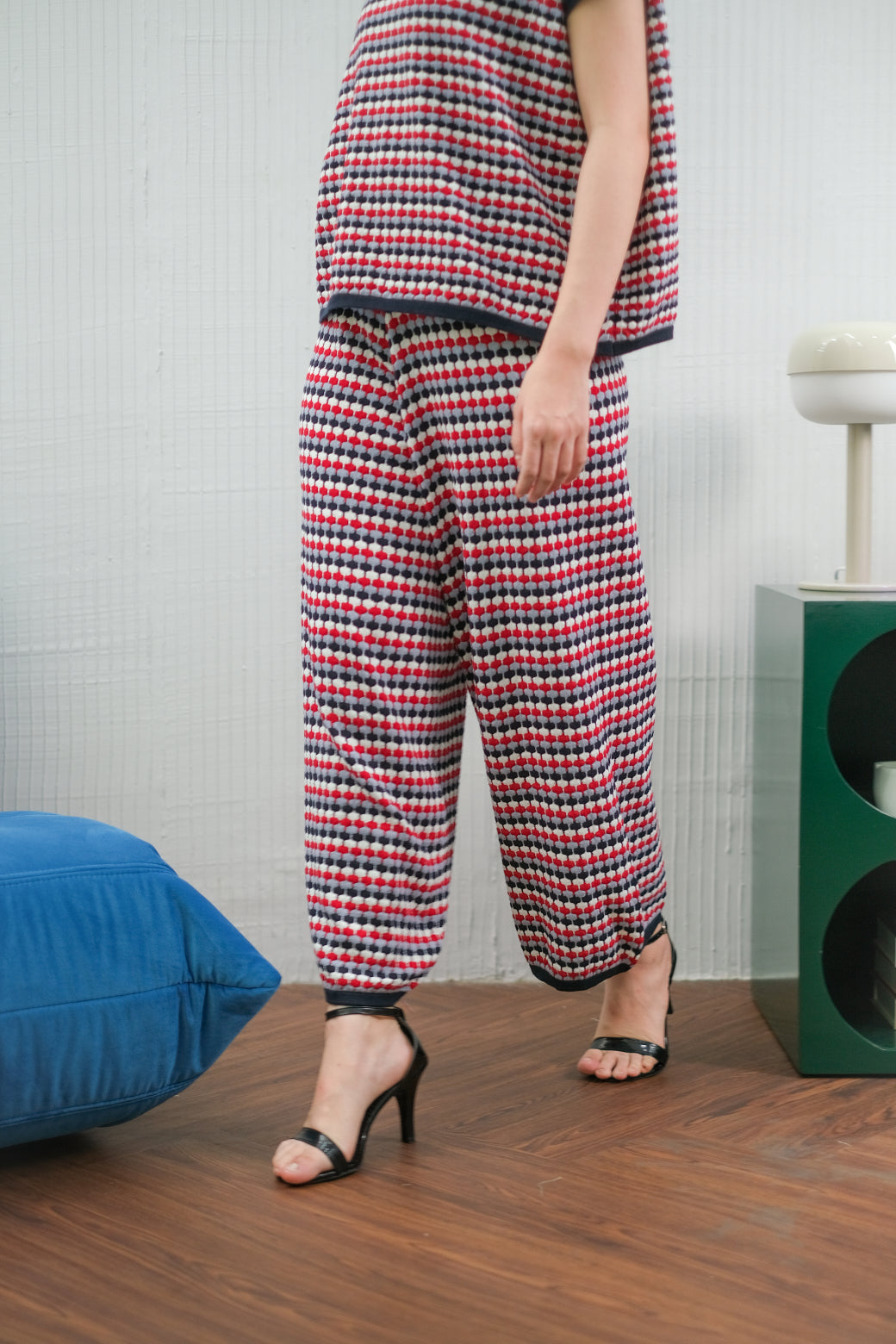 Kirei Knitted Blouse Winter Pants