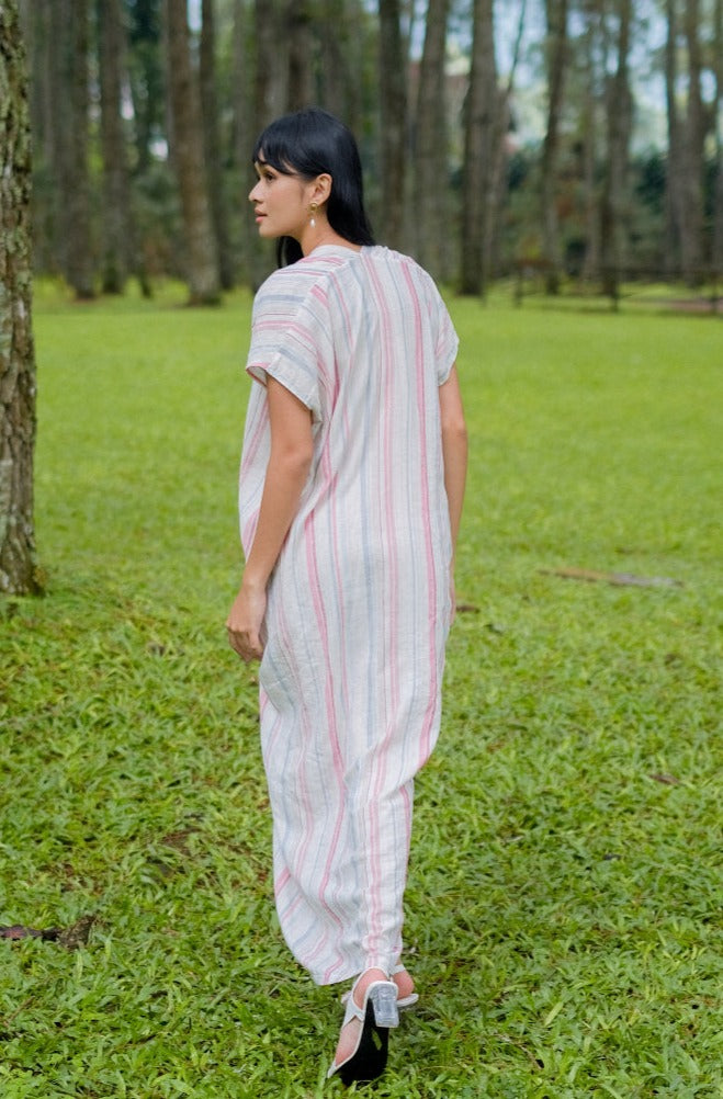 Asiro Nabila Linen Dress Gamis Session Ramadhan Baju Lebaran 2026 Gamis Panjang Wanita Gamis Polos Gamis Kaftan Dress Wanita Pakaian Muslim Baju Bukber Gamis Terbaru