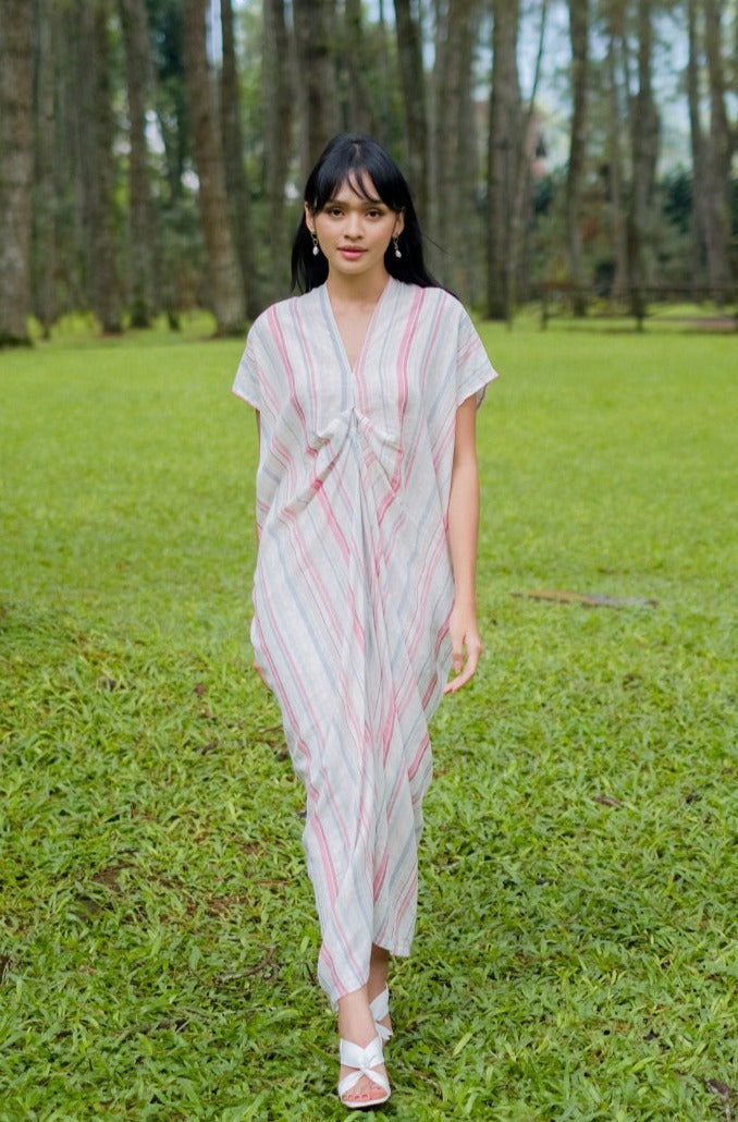 Asiro Nabila Linen Dress Gamis Session Ramadhan Baju Lebaran 2026 Gamis Panjang Wanita Gamis Polos Gamis Kaftan Dress Wanita Pakaian Muslim Baju Bukber Gamis Terbaru