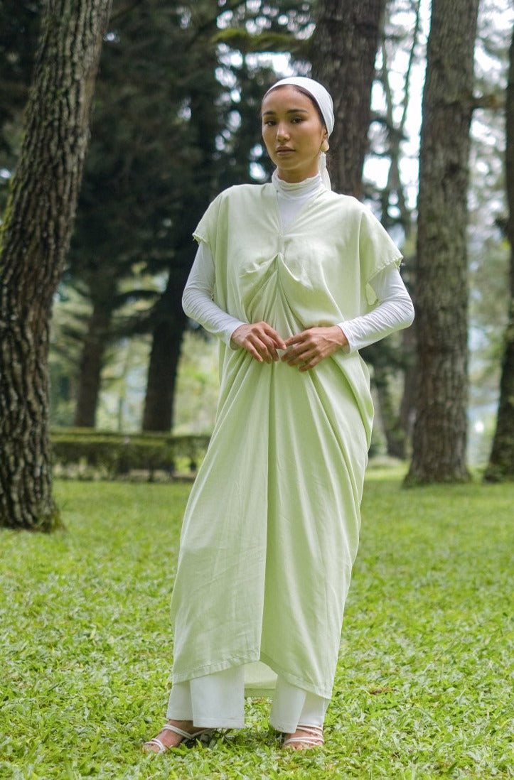 Asiro Nabila Linen Dress Gamis Session Ramadhan Baju Lebaran 2026 Gamis Panjang Wanita Gamis Polos Gamis Kaftan Dress Wanita Pakaian Muslim Baju Bukber Gamis Terbaru