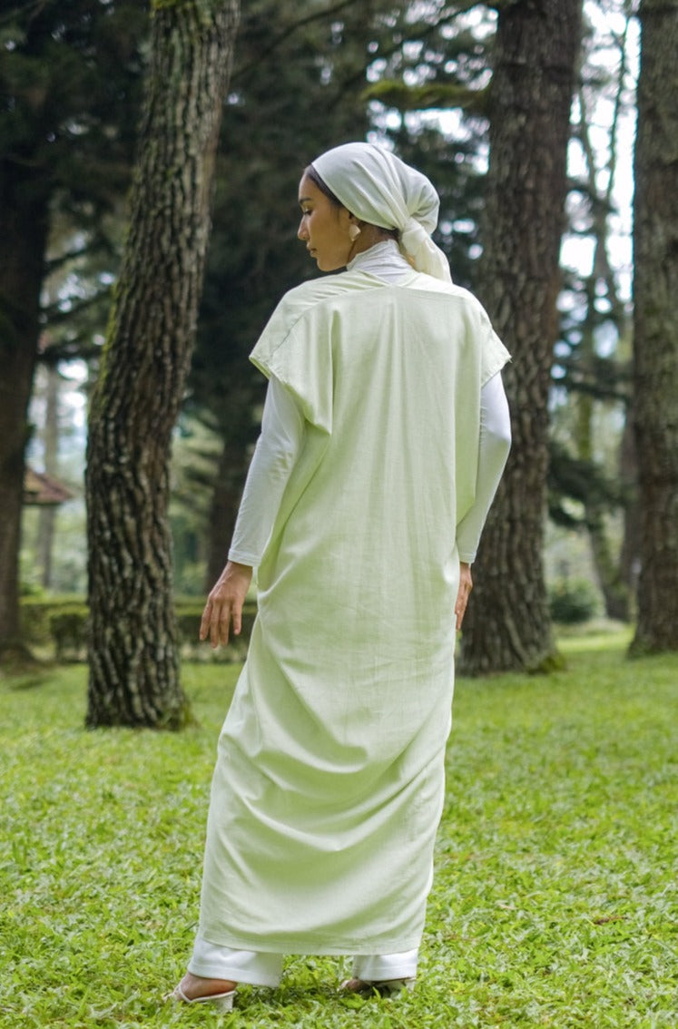 Asiro Nabila Linen Dress Gamis Session Ramadhan Baju Lebaran 2026 Gamis Panjang Wanita Gamis Polos Gamis Kaftan Dress Wanita Pakaian Muslim Baju Bukber Gamis Terbaru