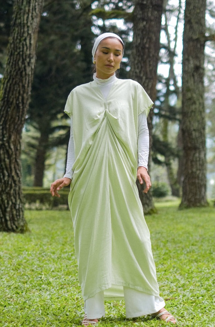 Asiro Nabila Linen Dress Gamis Session Ramadhan Baju Lebaran 2026 Gamis Panjang Wanita Gamis Polos Gamis Kaftan Dress Wanita Pakaian Muslim Baju Bukber Gamis Terbaru