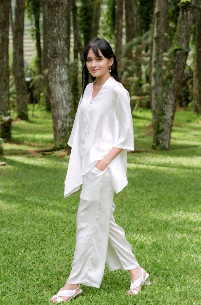 Nufa PolyCotton Set Blouse Pants