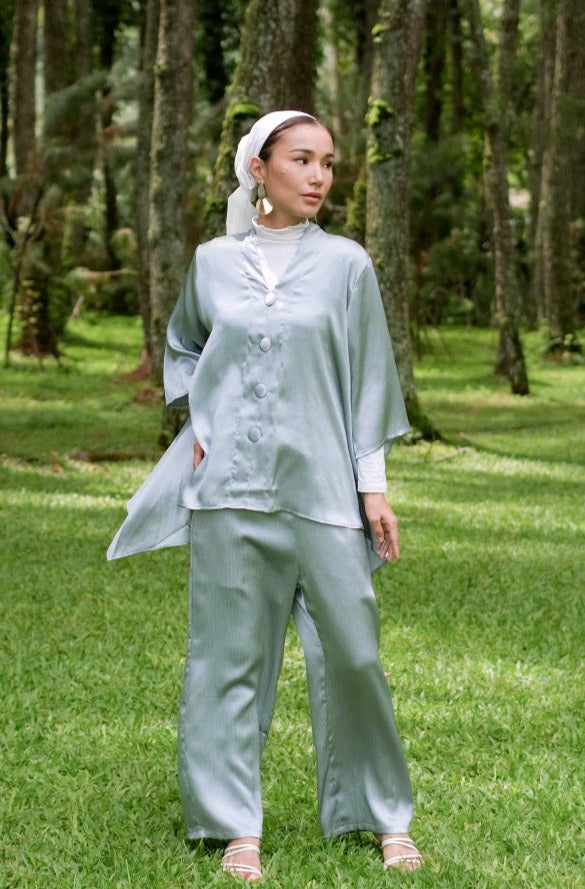 Nufa PolyCotton Set Blouse Pants