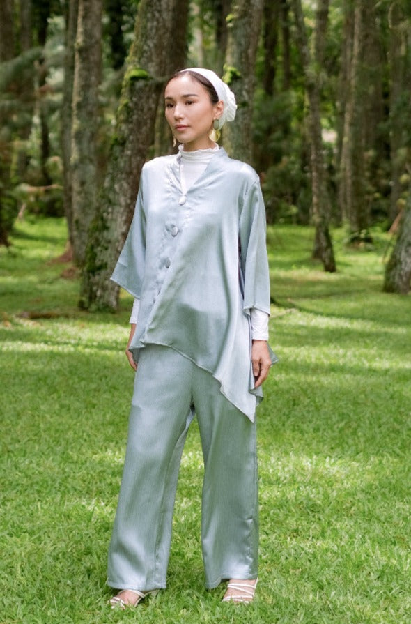 Nufa PolyCotton Set Blouse Pants
