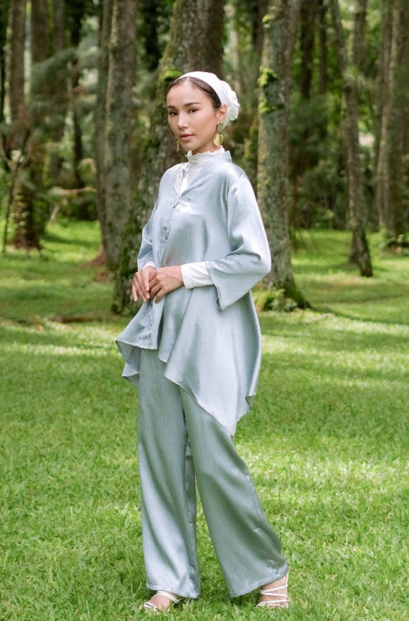 Nufa PolyCotton Set Blouse Pants