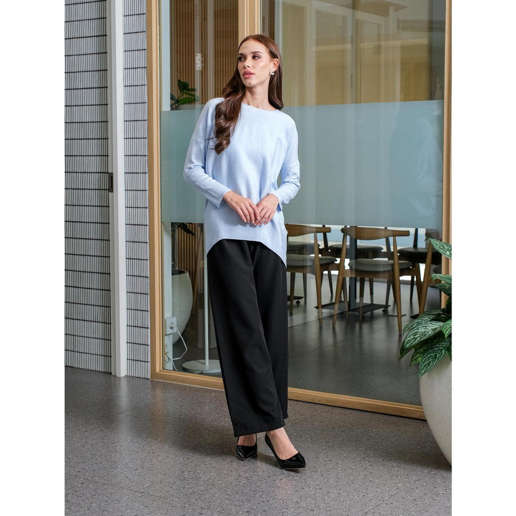Asiro Minara Top Knitted Pakaian Atasan Wanita