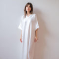 Asiro Zelmira Dress Linen Cotton Korea Gamis Panjang Wanita Gamis Session Ramadhan Baju Lebaran 2026 Kaftan Bukber Terbaru Abaya Polos
