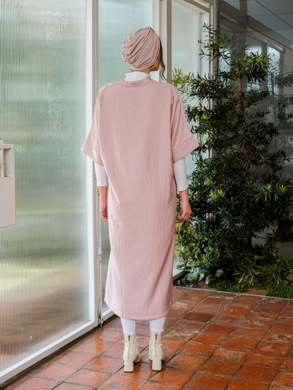 Asiro Zelmira Dress Linen Cotton Korea Gamis Panjang Wanita Gamis Session Ramadhan Baju Lebaran 2026 Kaftan Bukber Terbaru Abaya Polos
