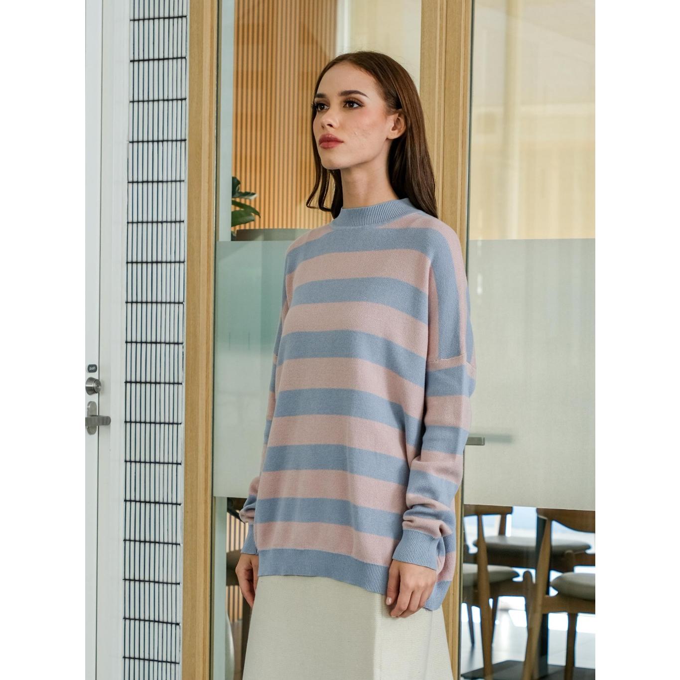 Asiro Mina Knitted Outerwear Pakaian Atasan Wanita
