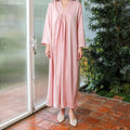 Asiro Annora Cotton Flowy Dress Gamis Panjang Wanita Gamis Session Ramadhan Baju Lebaran 2026 Kaftan Bukber Terbaru Abaya Polos