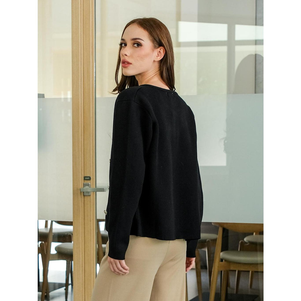 Asiro Reva Knitted Outerwear Pakaian Atasan Wanita