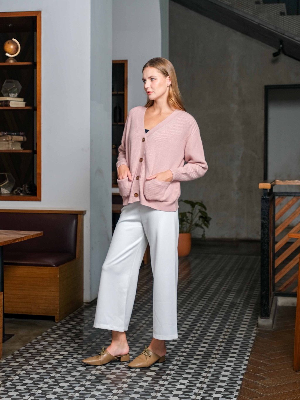Asiro Felicia Knitt Outerwear Knitwear Atasan Wanita