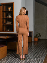 Load image into Gallery viewer, Asiro Nerva Blouse Knitted Kei Pants Knitted Set Wanita
