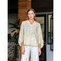 Asiro Ulina Linen Blouse Atasan Pakaian Wanita Lengan Panjang