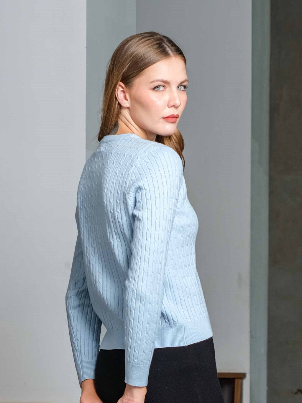Asiro Prisca Knitt Outerwear Knitwear Atasan Wanita