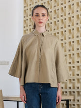 Load image into Gallery viewer, Asiro Kyo Linen Blouse Kemeja Atasan Wanita
