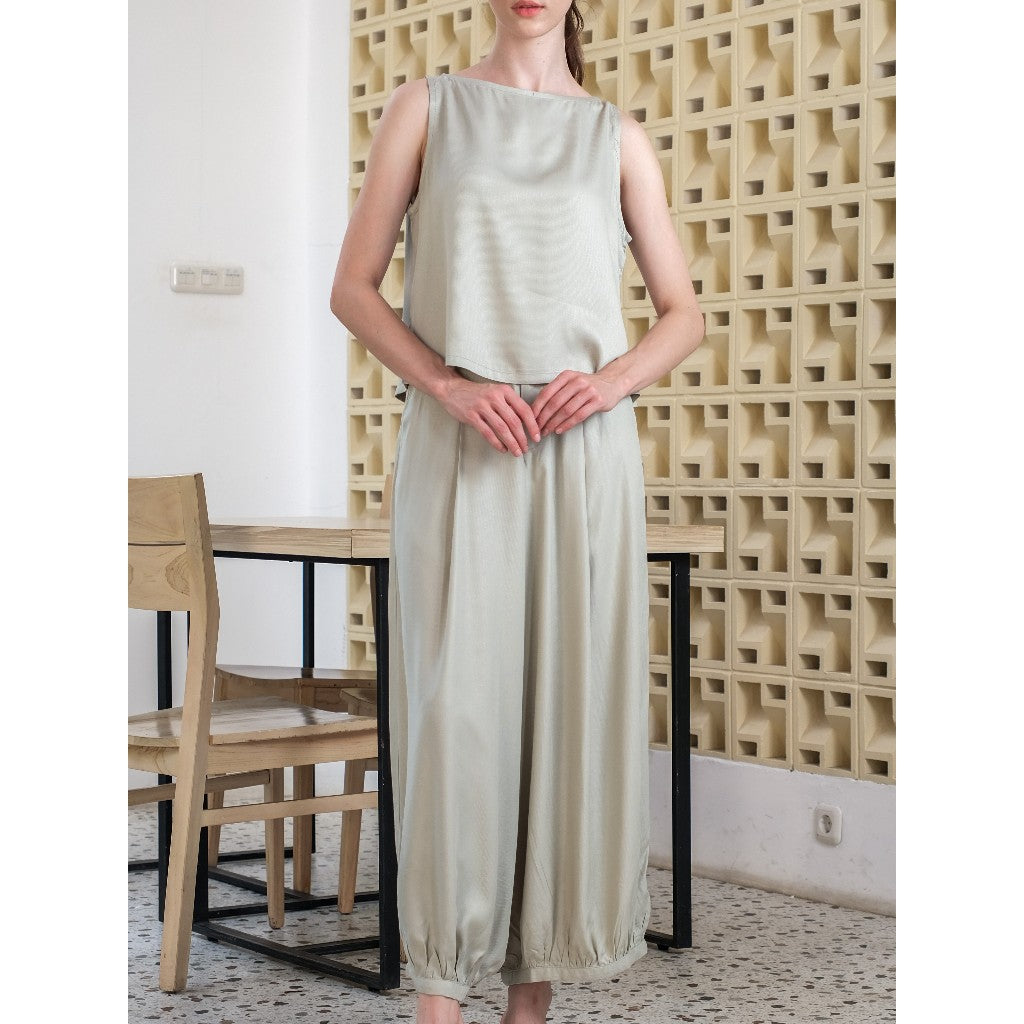 Asiro Lea One Set Polycotton Setelan Wanita Tanpa Lengan