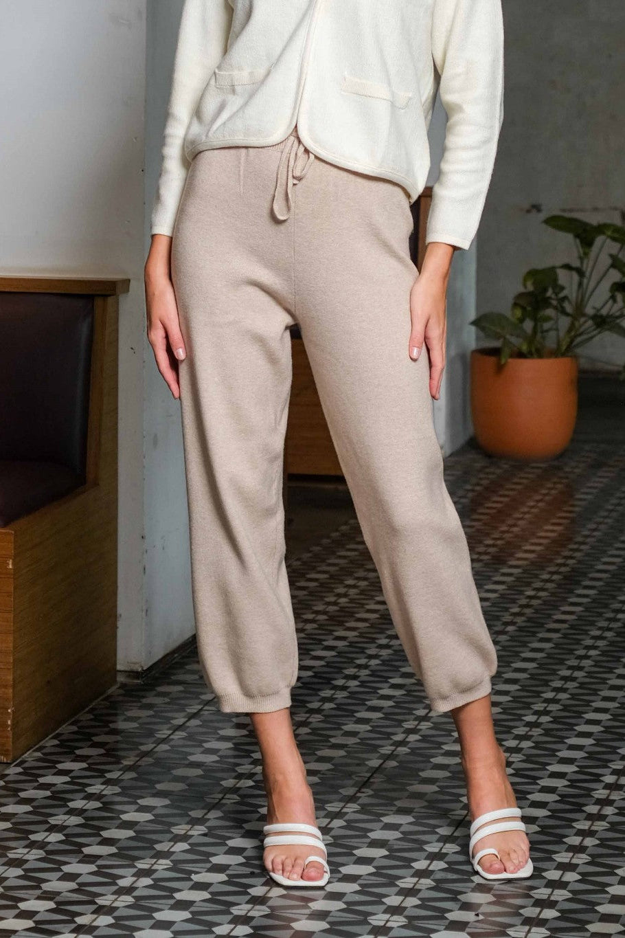 Asiro Birdie Pants Knitt Celana Panjang Wanita Jogger